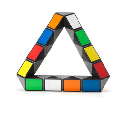 Spin Master Rubik's Cube Twist Serpent de Couleurs 6063995 - Puzzle à Rotation pour Enfants +8 Ans - Jeu de Réflexion Innovant