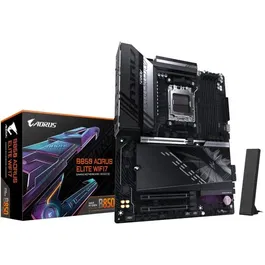 Carte mère Gigabyte B850 AORUS ELITE WIFI7, Socket AM5, DDR5, Wi-Fi 7, support Ryzen 7000/8000/9000, VRM 14+2+2 phases, LAN 2.5GbE