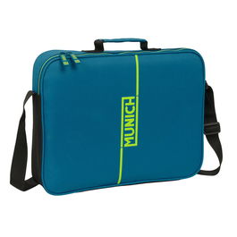 Cartable Munich Land Noir Vert 38 x 28 x 6 cm