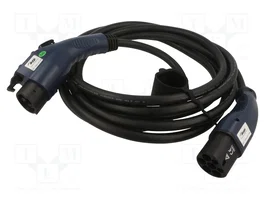 AKYGA Câble de recharge pour véhicule électrique 22kW, 6m, 32A, Type 2, triphasé