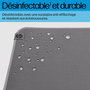 HP Tapis de souris HP 100 - Antidérapant, Durable, Lavable et Résistant aux Éclaboussures, Surface Antimicrobienne, Fabriqué à partir de Matériaux Recyclés