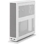 Fractal Design Ridge White Boîtier PC Mini-Tour mITX Blanc avec Carte Riser PCIe 4.0 Incluse et 2 Ventilateurs 140mm PWM