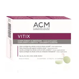 Laboratoire ACM Vitix Vitamins & Minerals 30 comprimés