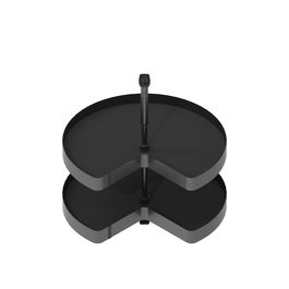 MENAGE CONFORT Bandeja Giratoria 270º Nova Flat Antracita Regulación 730-780Mm Ø810