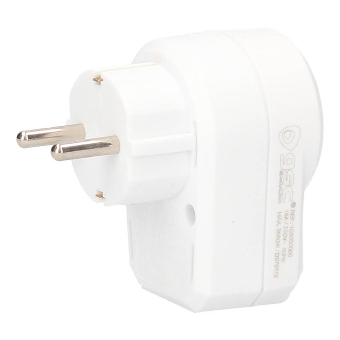 GSC Evolution Multiplise simple avec interrupteur - Blanc GSC Evolution Multiplise simple avec interrupteur - Blanc