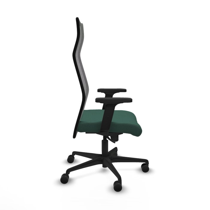 Piqueras y Crespo Chaise de Bureau Albacete, Vert Bouteille et Noir Piqueras y Crespo Chaise de Bureau Albacete, Vert Bouteille et Noir