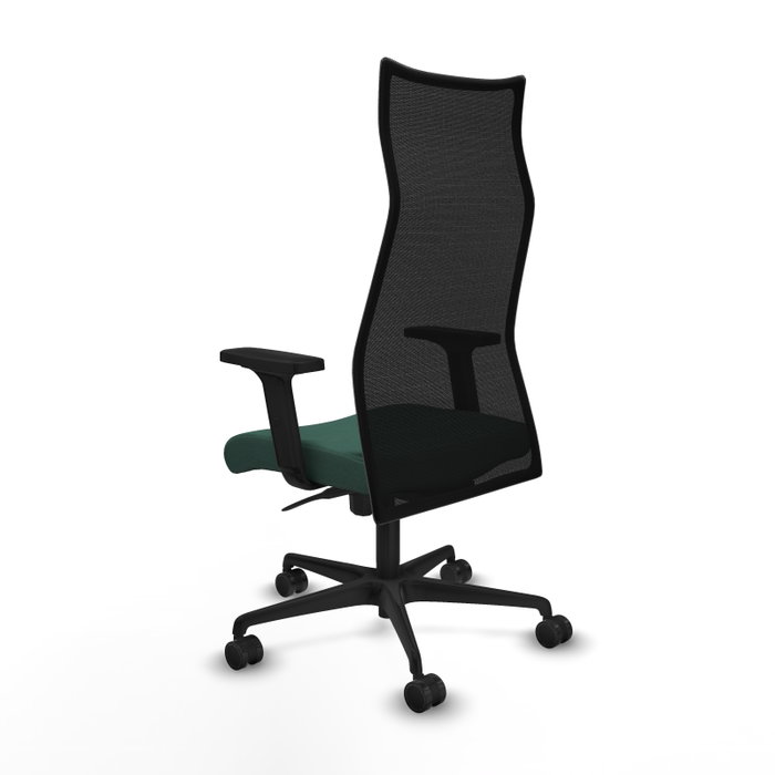 Piqueras y Crespo Chaise de Bureau Albacete, Vert Bouteille et Noir Piqueras y Crespo Chaise de Bureau Albacete, Vert Bouteille et Noir