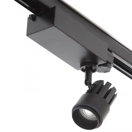 Norah Foco de Carril LED 9W 758Lm CRI90 2700°K Trifásico 40.000H [J-TR9W-T-WW] - Projecteur LED sur Rail Trifasique 9W, Blanc Chaud 2700K, IP25
