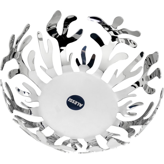 Alessi Mediterraneo Corbeille à fruits ESI01/25 en acier inoxydable 18/10 de couleur argentée