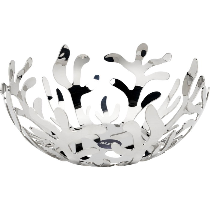 Alessi Mediterraneo Corbeille à fruits ESI01/25 en acier inoxydable 18/10 de couleur argentée