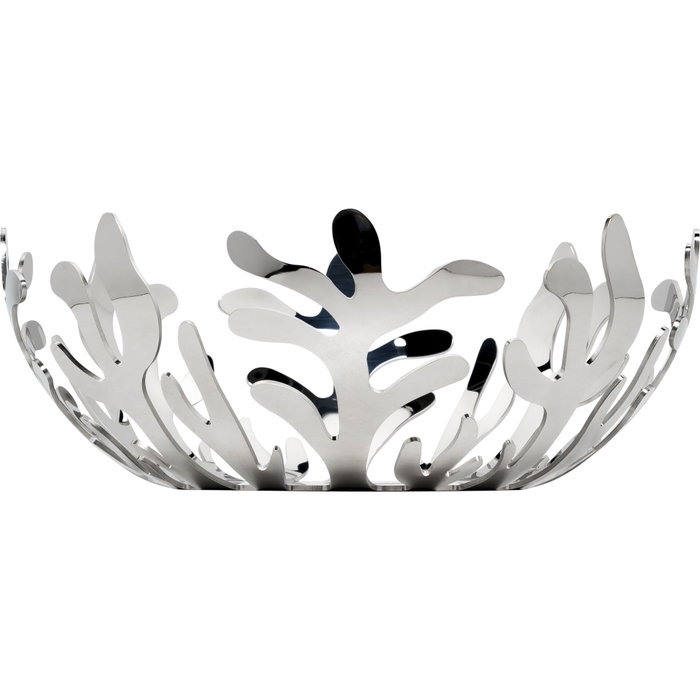 Alessi Mediterraneo Corbeille à fruits ESI01/25 en acier inoxydable 18/10 de couleur argentée