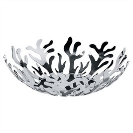 Alessi ESI01/25 Frutero Mediterraneo - Corbeille à fruits en acier inoxydable 18/10 design Emma Silvestris