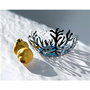 Alessi ESI01/25 Frutero Mediterraneo - Corbeille à fruits en acier inoxydable 18/10 design Emma Silvestris