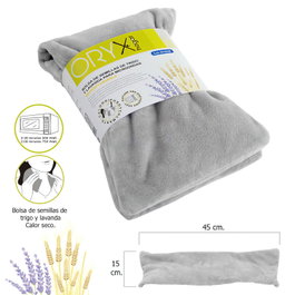 ORYX Bouillotte à graines de blé et lavande 45 x 15 cm