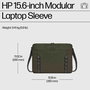 HP Housse modulaire pour PC portable 15,6 pouces - Pochette polyvalente 3 en 1 avec sangle, poignées cachées et multiples poches - Matériau durable