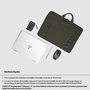 HP Housse modulaire pour PC portable 15,6 pouces - Pochette polyvalente 3 en 1 avec sangle, poignées cachées et multiples poches - Matériau durable
