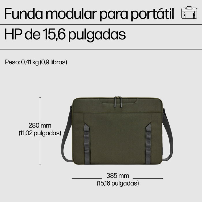 HP Housse modulaire pour ordinateur portable 15,6 pouces Vert