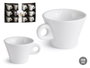 VESSIA Taza Porcelana Alta Blanco 200 ml