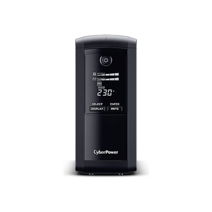 CyberPower VP700EILCD - Onduleur avec batterie de secours, 700 VA / 420 W - Compatible ordinateur et périphériques