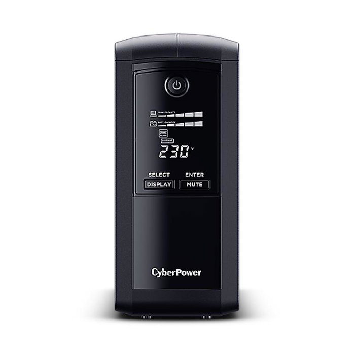 CyberPower VP700EILCD - Onduleur avec batterie de secours, 700 VA / 420 W - Compatible ordinateur et périphériques