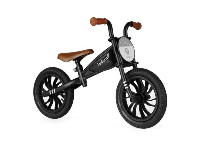 Ociotrends Feduro Draisienne Vélo sans Pédales 12 Pouces Noir Métal PVC EVA PP Dès 24 Mois Ociotrends Feduro Draisienne Vélo sans Pédales 12 Pouces Noir Métal PVC EVA PP Dès 24 Mois