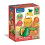 Clementoni - Mes fruits à assembler - Jeu éducatif d'éveil sensoriel et de motricité fine pour tout-petits - Avocat, Ananas, Orange