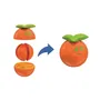 Clementoni - Mes fruits à assembler - Jeu éducatif d'éveil sensoriel et de motricité fine pour tout-petits - Avocat, Ananas, Orange