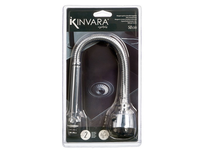 KINVARA Tuyau de robinet extensible multifonction pour évier