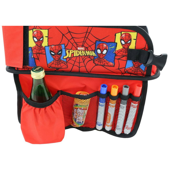 Spider-Man Organisateur pour Siège de Voiture Rouge