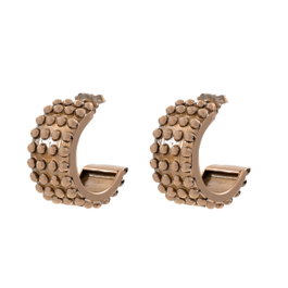 Panarea OS4RU2 Boucles d'oreilles en argent marron