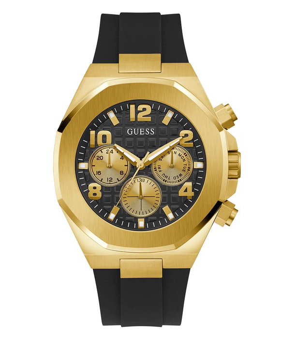 Guess GW0583G2 Empire - Montre pour homme dorée et noire