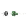 SATURNIA Raccord tuyau plastique 3/4 - 1'' femelle blister