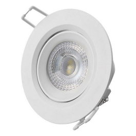 Edm Downlight LED encastrable rond 5 W 6400 K blanc ø9 cm