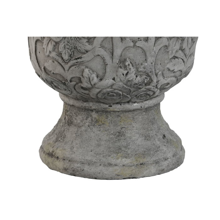 Cache-pot Home ESPRIT Blanc Gris Ciment 22 x 22 x 29 cm Cache-pot Home ESPRIT Blanc Gris Ciment 22 x 22 x 29 cm