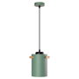 Lampe Suspension Dahlia Métal Bois SKD-P1011-OG, Câble Réglable