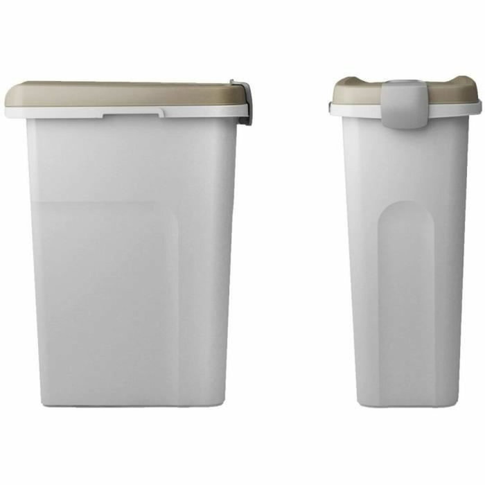 Kerbl Récipient de Conservation des Aliments Brun/blanc 25l