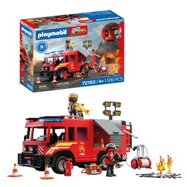 PLAYMOBIL Camion de sauvetage de pompiers 72193