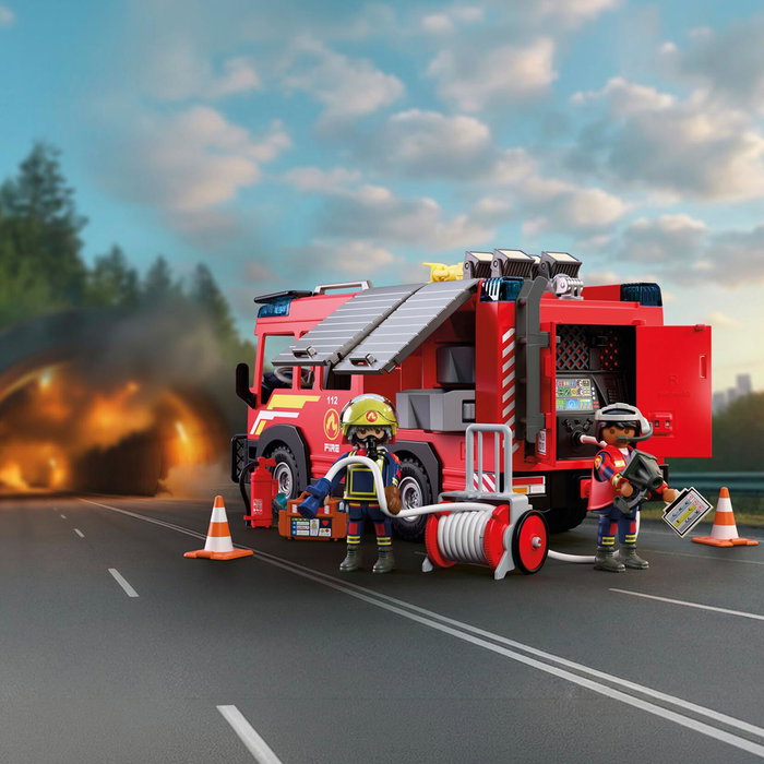 PLAYMOBIL Camion de sauvetage de pompiers 72193