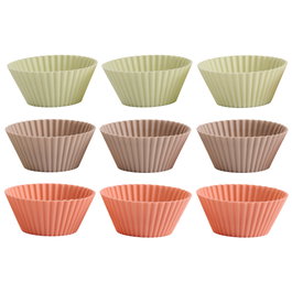 Day Lot de 9 moules à muffins en silicone