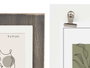 Giftdecor Porte-photos Double Pince 28x23,5x6 cm Bois MDF Marron Noir (Set de 6)
