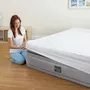 Intex Matelas gonflable Prime Comfort Fiber Tech 99 x 191 cm - 1 personne, fermeté réglable, pompe électrique intégrée, sac de rangement