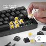 Clavier et Souris Gaming Mars Gaming MKMINIPROBRES Qwerty US Noir