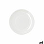 Assiette plate Bidasoa Harmony Hydrozero Blanc Céramique Ø 21 cm (6 Unités)