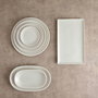 Assiette plate Bidasoa Harmony Hydrozero Blanc Céramique Ø 21 cm (6 Unités)
