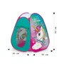 MONDO Tente Pop-Up pour Enfant en Forme de Licorne, Toile Polyester, 85x83x100 cm, avec Sac de Rangement, Usage Intérieur et Extérieur