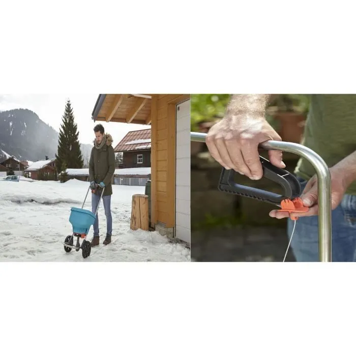 Gardena Épandeur à Engrais sur Roues XL - Capacité 18L pour 800 m² - Largeur d'Épandage 6m, Protection Corrosion - Modèle 436-20 Gardena Épandeur à Engrais sur Roues XL - Capacité 18L pour 800 m² - Largeur d'Épandage 6m, Protection Corrosion - Modèle 436-20