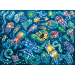 Ravensburger Puzzle Farbenfrohe Quallen - 500 pièces