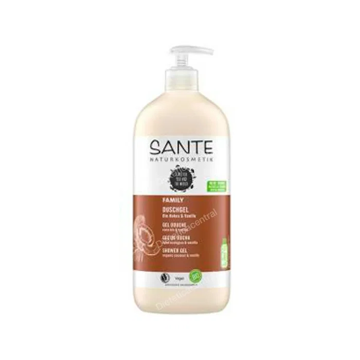 Sante Naturkosmetik Gel Douche Familial Coco et Vanille 950ml Bio - Certifié Natrue - Vegan - RPET Sante Naturkosmetik Gel Douche Familial Coco et Vanille 950ml Bio - Certifié Natrue - Vegan - RPET