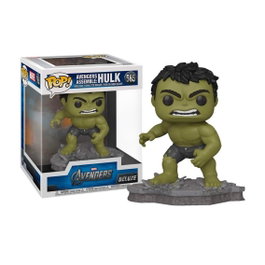 Funko Pop Deluxe Marvel Les Vengeurs Figurine Vinyle Hulk 15 cm Collection Assemble