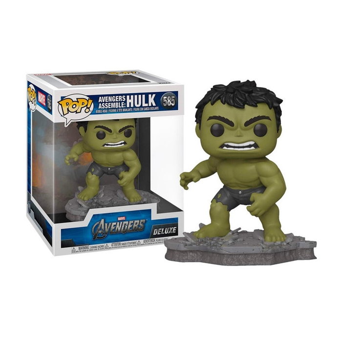 Funko Pop Deluxe Marvel Les Vengeurs Figurine Vinyle Hulk 15 cm Collection Assemble Funko Pop Deluxe Marvel Les Vengeurs Figurine Vinyle Hulk 15 cm Collection Assemble